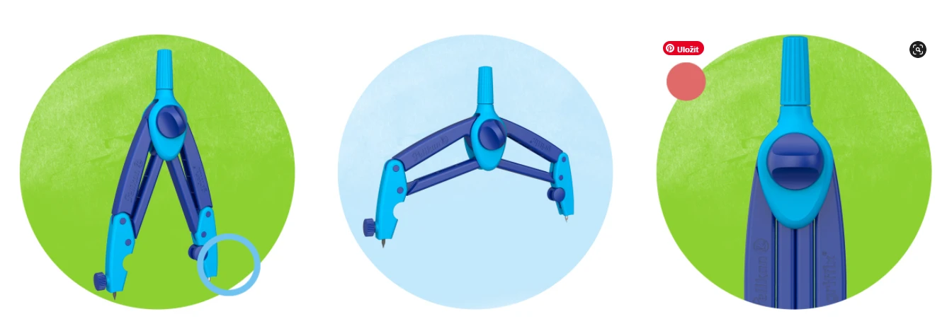 Pelikan Griffix® Zirkel Mit Spitzenschutz, Blau – Bild 10