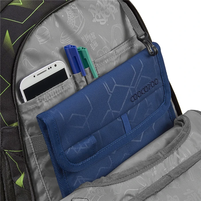 Schulrucksack Coocazoo PORTER, Lime Flash, AGR-Zertifikat – Bild 4