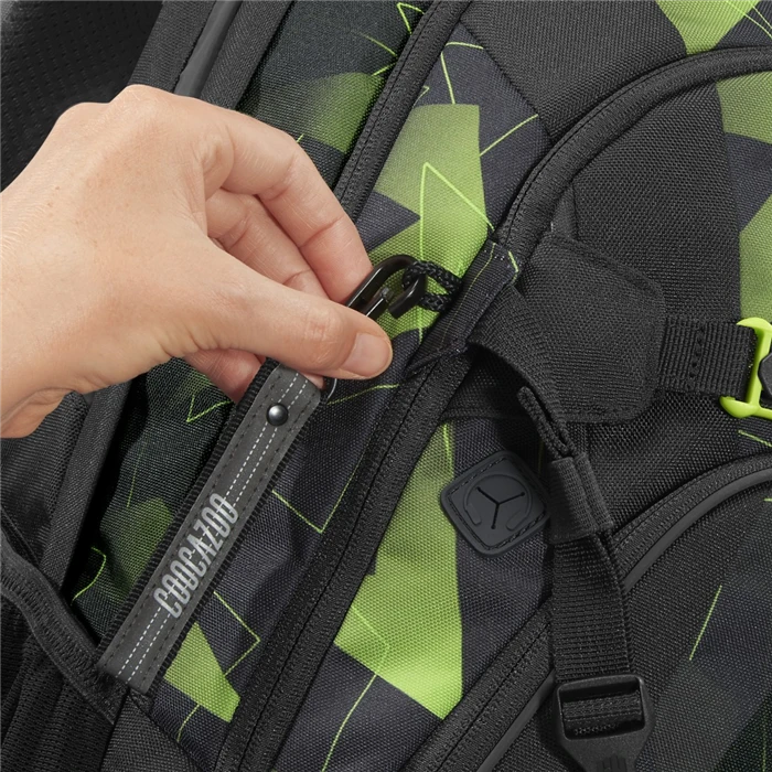 Schulrucksack Coocazoo MATE, Lime Flash, AGR-Zertifikat – Bild 5