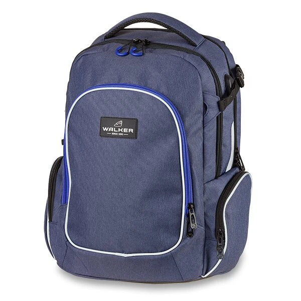 Schulrucksack WALKER Campus Evo, Blue Ivy/Blue