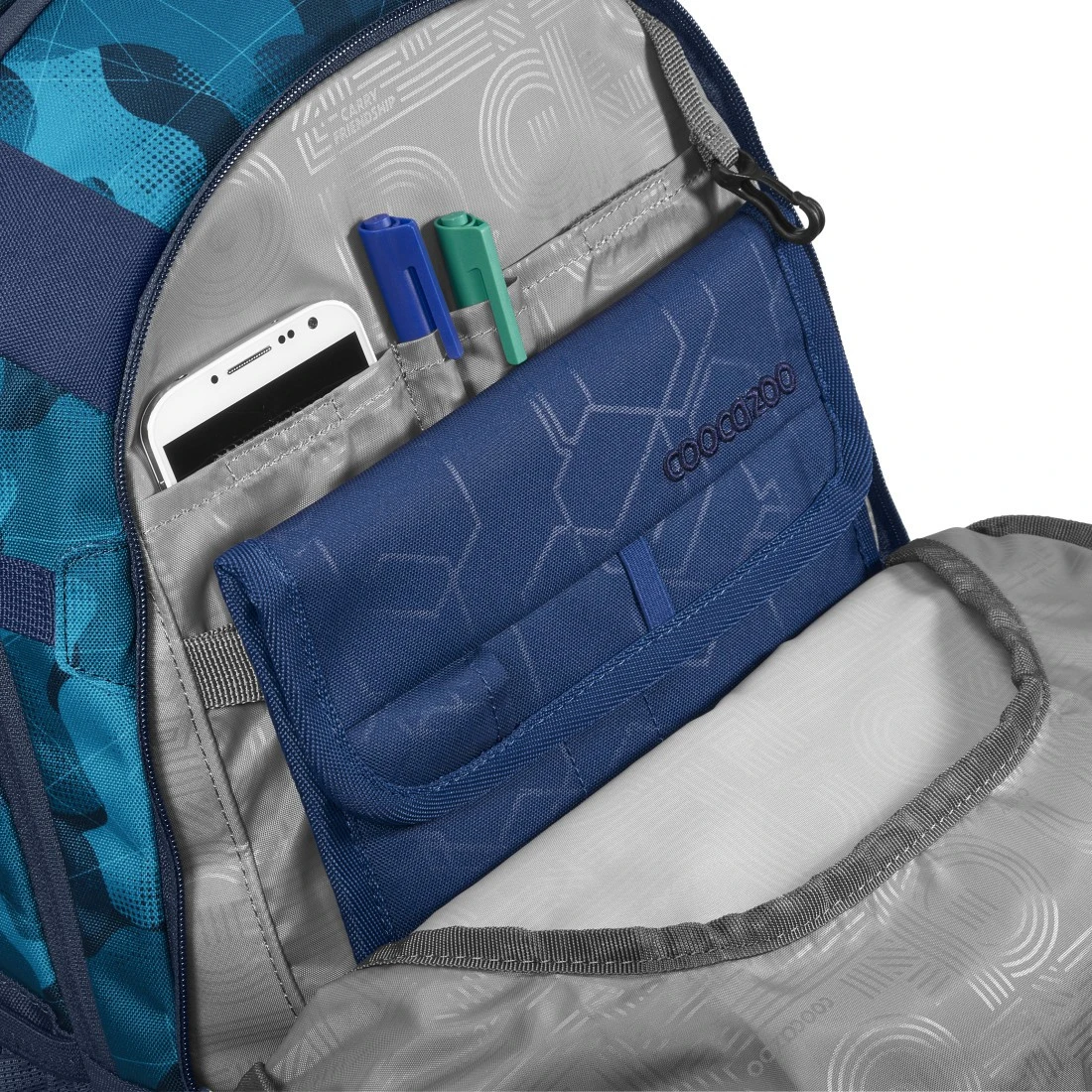 Schulrucksack Coocazoo MATE, Cloudy Camou, AGR-Zertifikat – Bild 7