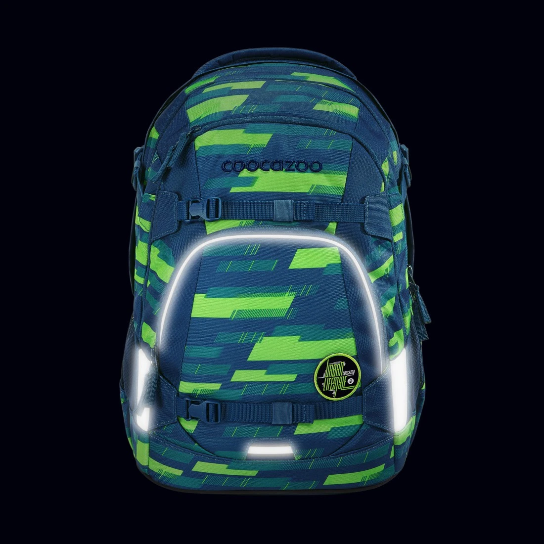 Schulrucksack Coocazoo MATE, Lime Stripe, AGR-Zertifikat – Bild 8
