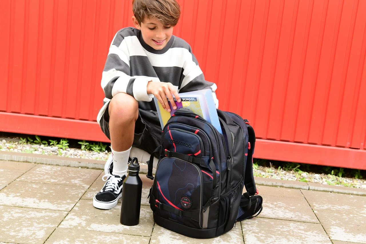 Schulrucksack Coocazoo PORTER, Lava Lines, AGR-Zertifikat – Bild 12