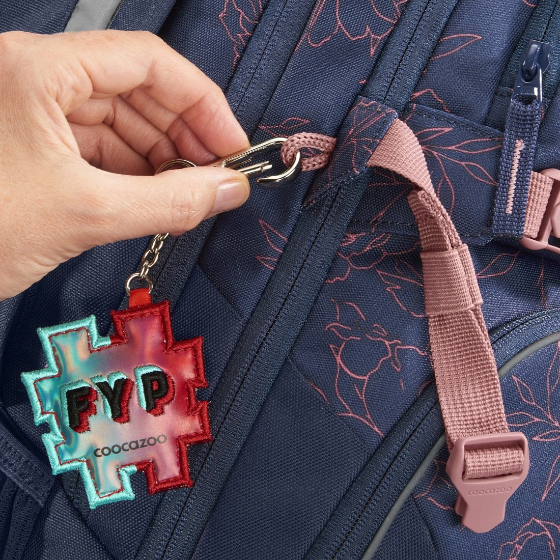 Schulrucksack Coocazoo PORTER, Sweet Rose, AGR-Zertifikat – Bild 7